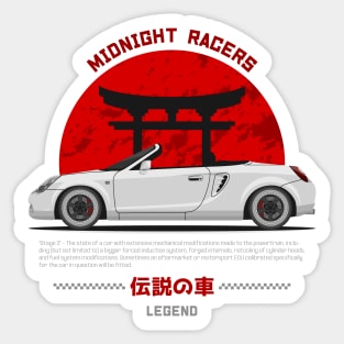 Tuner White MK3 MR 2 JDM Sticker